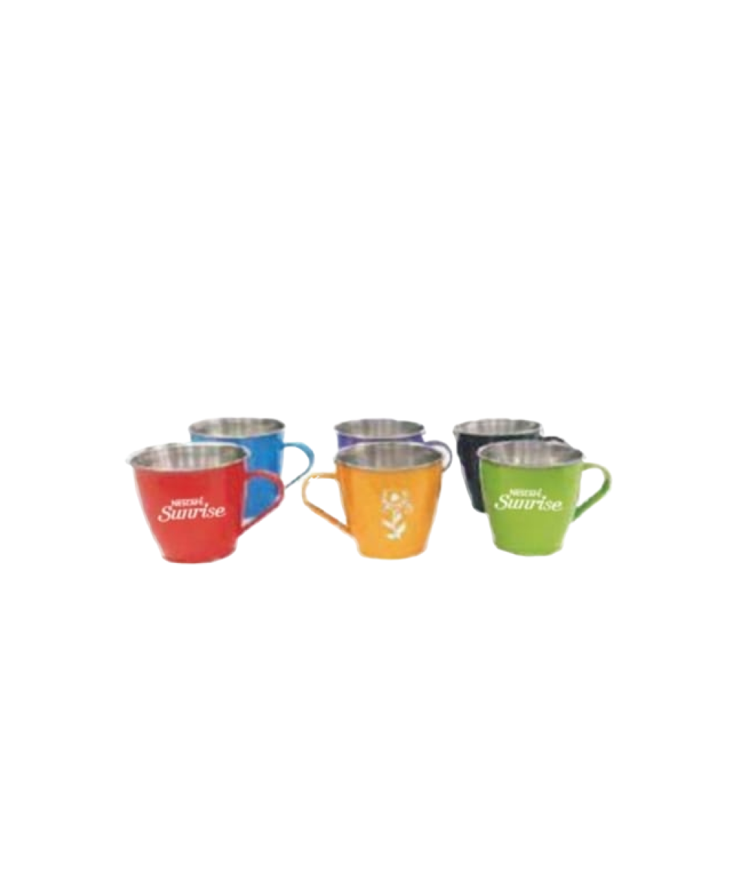 MG-CM50 -   Double Wall Plastic Mug with Inside Stainless Steel (Rythem Carnival) 80ml