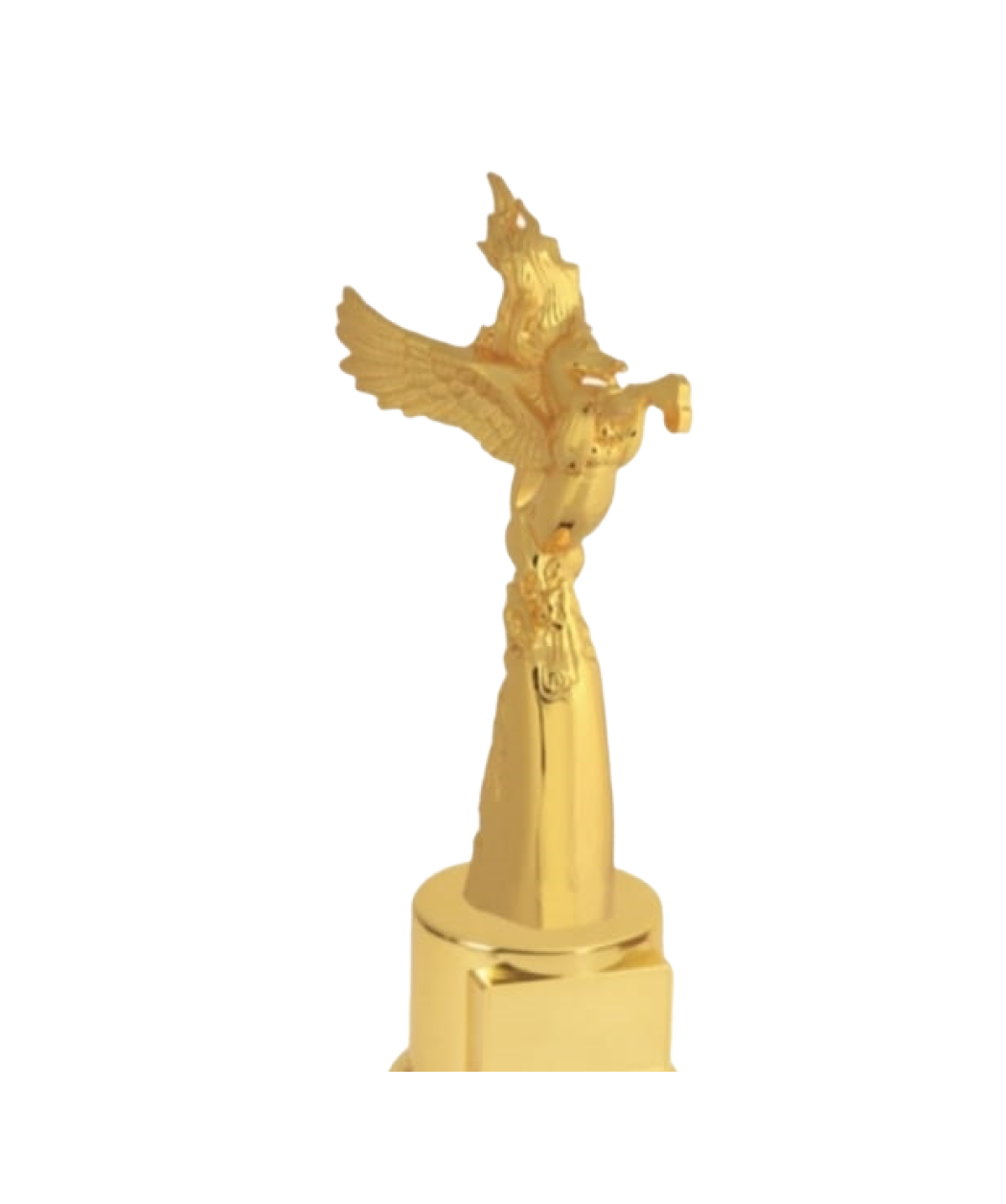 MG-TM27 - Golden Flying Horse Trophy with Metal Base (Only Flying Horse) (MOQ - 50 Pcs)