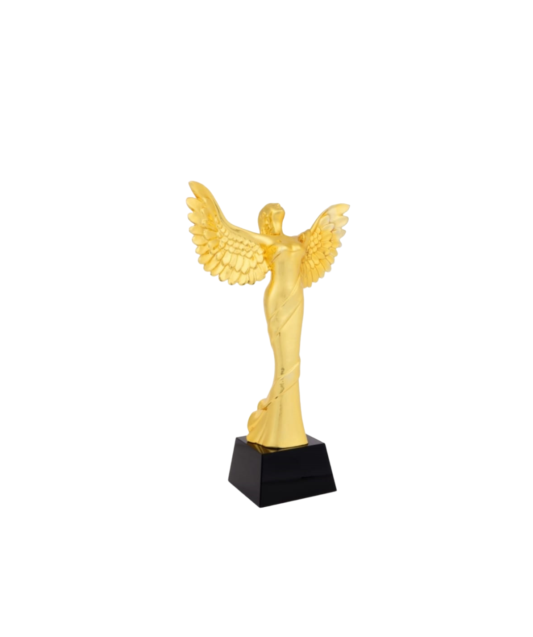 MG-TM15 - Resin Trophy Flying Lady with Crystal Base (MOQ - 50 Pcs)