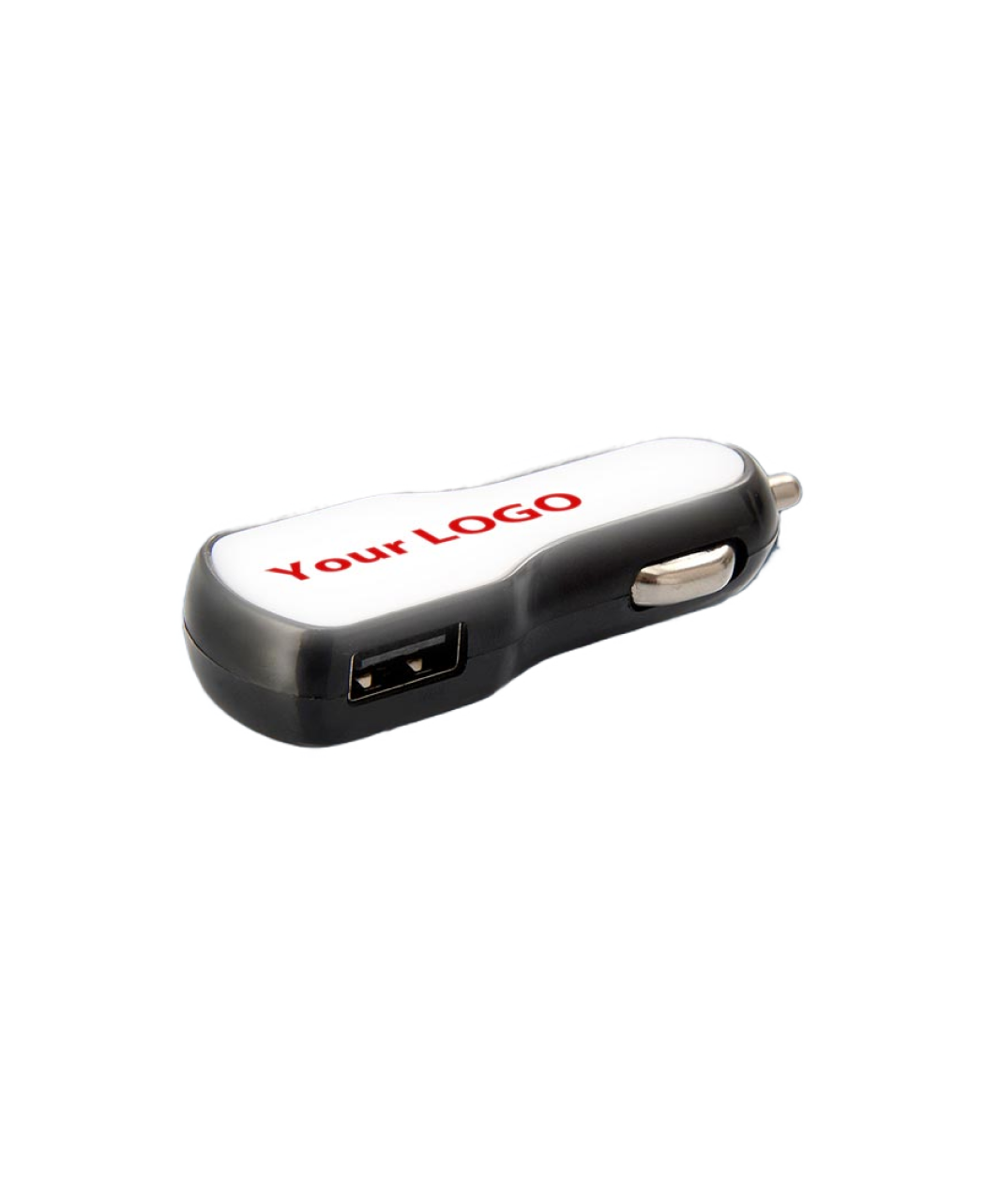 MG-GA05 – BrandGlow: Light Up Car Charger With Full Branding Area (Dual USB Ports) (2.4A Output)