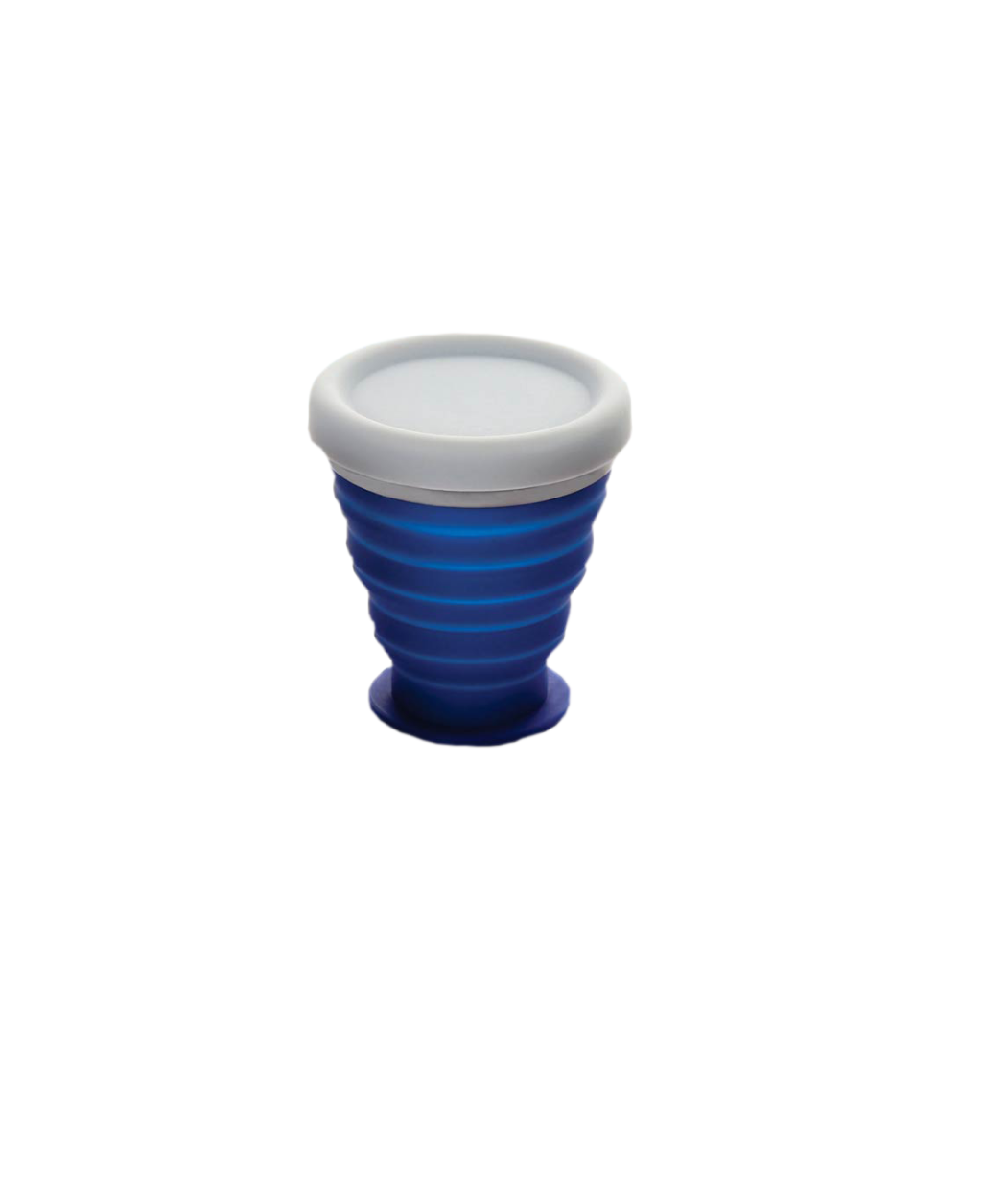 MG-I26– Folding Silicon Cup With Cap (Collapsible)