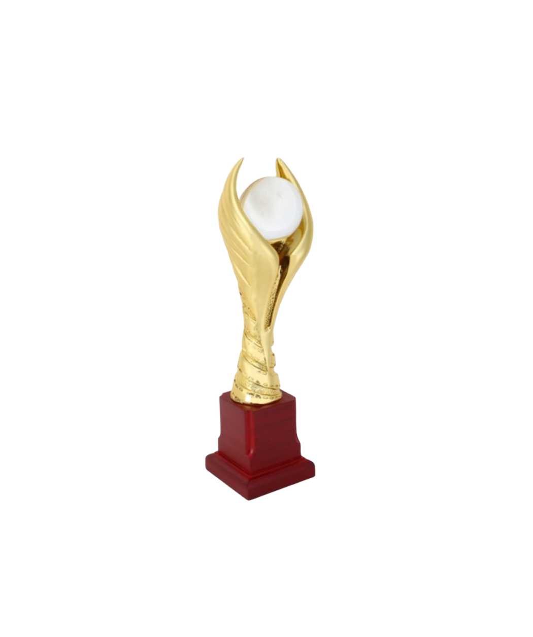 MG-TM14 - Golden Pillar Trophy with Globe (Resin)(Only Resin Pillar) (MOQ - 50 Pcs)