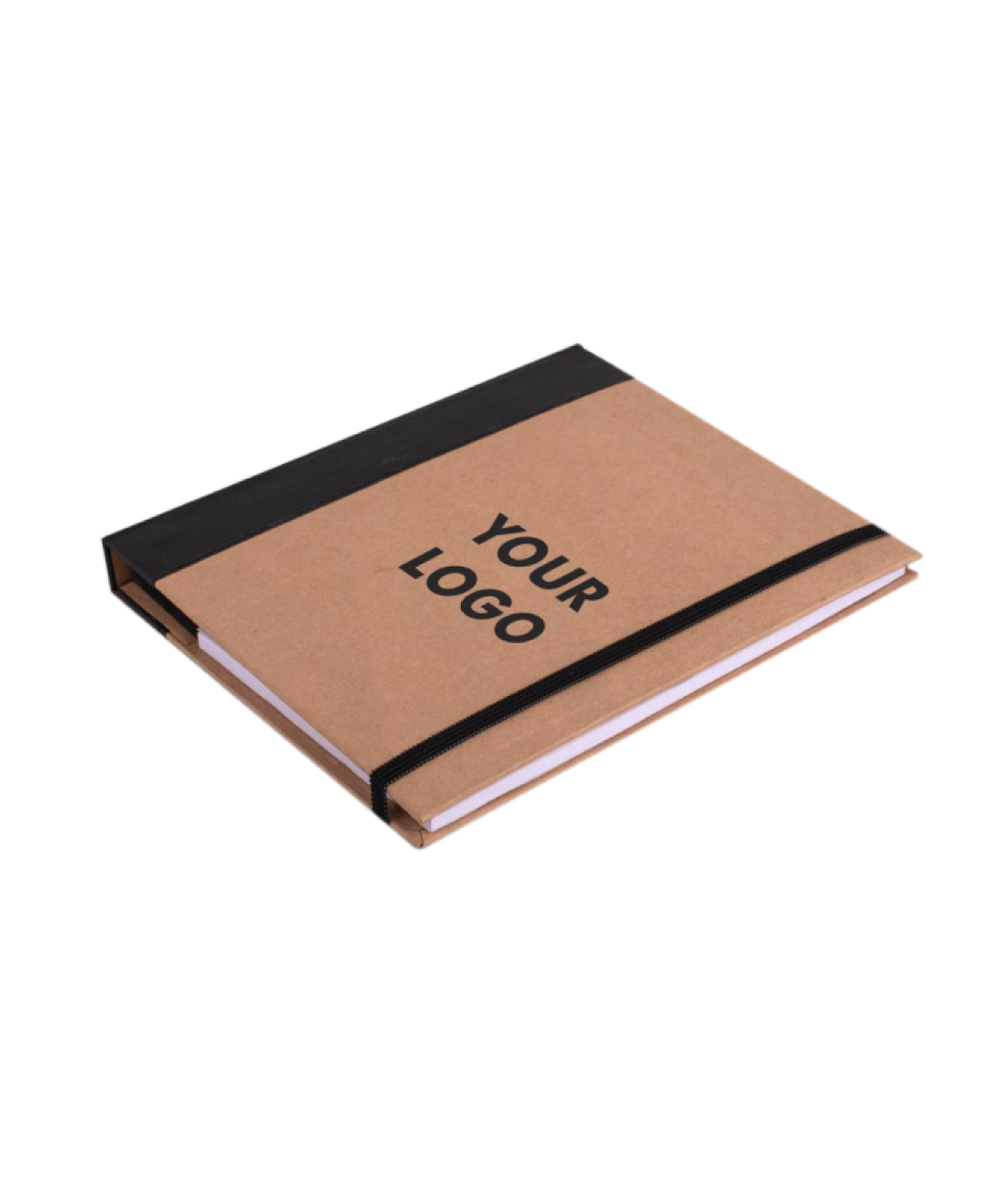 MG-SY25 – Eco Notebook With Eco Pen, Wooden Ruler And Sticky Notes | Customizable Notepad