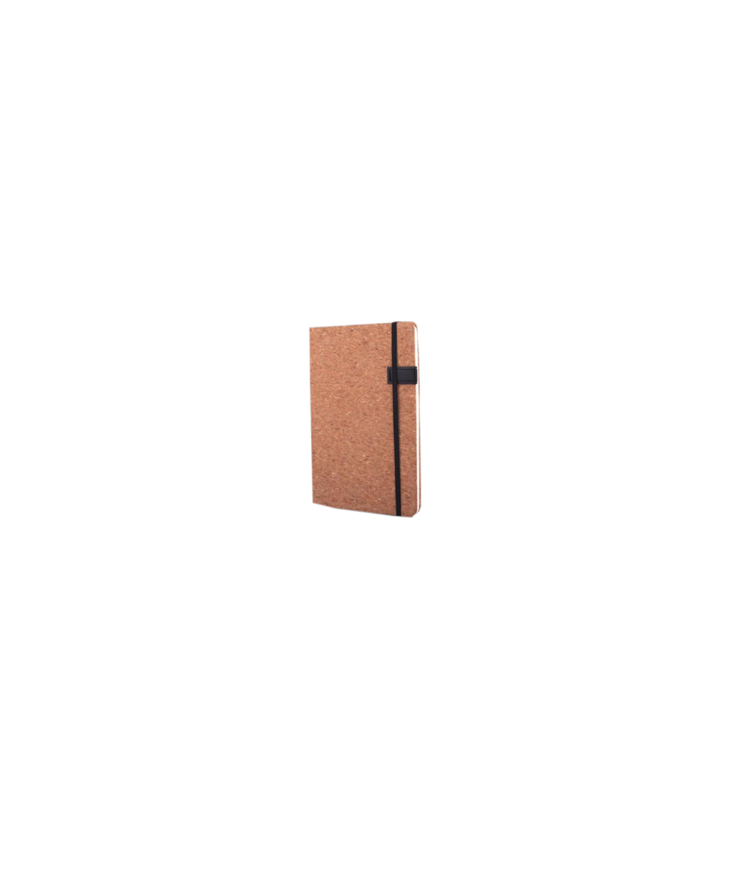 MG-SY45 - Hard Bound Cork A5 Notebook With Pen Drive, Ribbon And Elastic Fastener- 16 GB USB Drive