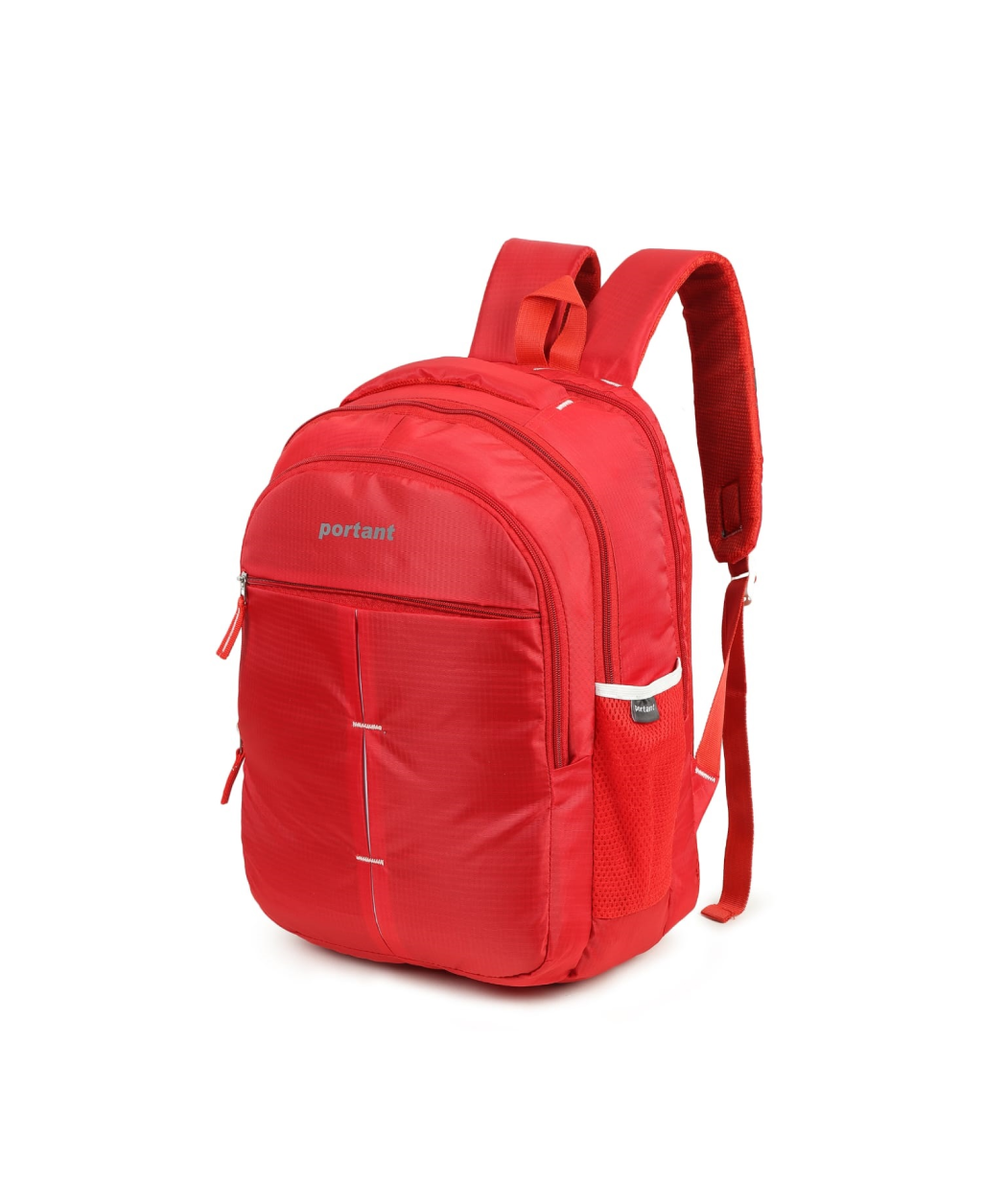 MG-LB03 - Laptop Bag Description- Padded Handle, Large Compartments, Front Pocket, Water Bottle Side Holder, Durable Material, Color Red