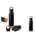 Opulent Flask – 500 ML Black Matt Stainless Steel