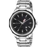 Silver Premium Wrist Watch for Men with Day & Date Function