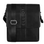 Elliot Classic Series Black Synthetic Leather Sling Bag