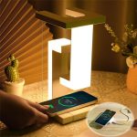 Tangent Lamp – Antigravity Touch LED Desk Lamp with Wireless Charging