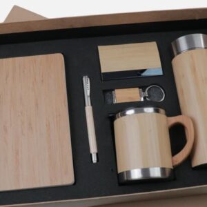6 in 1 Premium Gift Set – Notebook, Mug, Pen, Flask, Card Holder & Keychain