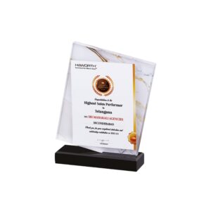 Premium Acrylic Trophy Award (L:7.25" X W:6.75") – Stylish Recognition Trophy