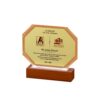 Premium Glass Trophy Award (L:7.5" X W:8") – Elegant Recognition Trophy