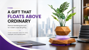 Levitating Floating Plant Pot: A Futuristic Corporate Gift That Floats Above Ordinary