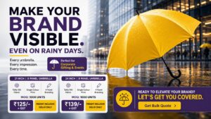Custom Branded Umbrellas: A Smart Corporate Gift That Keeps Your Brand Visible