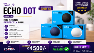 Amazon Echo Dot 5th Gen at ₹4,500: Smart Sound for Everyday Living